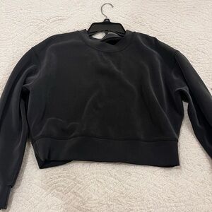 lululemon Grey Crewneck Women's Sweatshirt